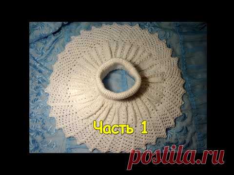 Вязание манишки спицами для женщин и детей [Манишка Часть 1]