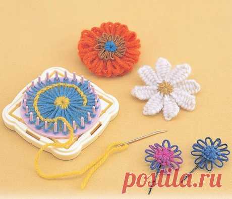 Набор рамок для изготовления цветов Hana-Ami Flower Loom CLOVER-3146 - Clover - SEW-shop.com