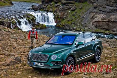 Роскошный Bentley Bentayga для охотников и рыбаков (19 фото ) . Чёрт побери