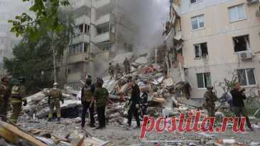 В Белгороде после атаки ВСУ повреждены 62 квартиры трех домов