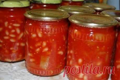 Фасоль в томатном соусе | Полезные советы домохозяйкам