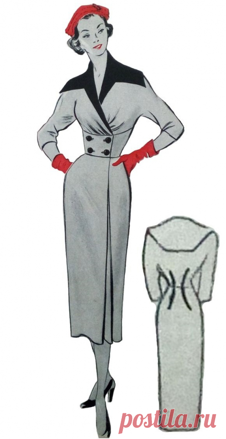 Ретро-платье 1950г