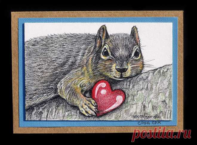 VALENTINE Squirrel Hug Due to the extension of the 