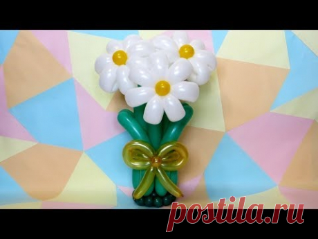 Букетик устойчивый из шаров / Steady bouquet from balloons (Subtitles)