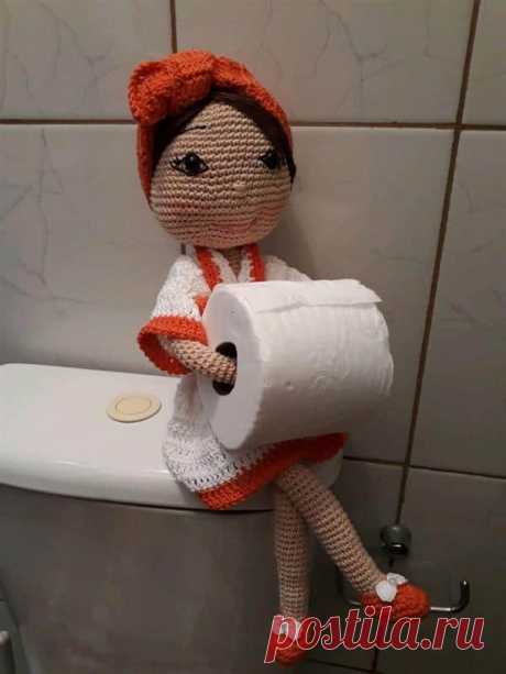 Boneca porta papel higiênico: 25 modelos criativos - Artesanato Passo a Passo!