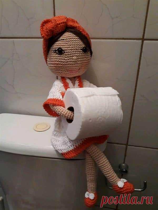 Boneca porta papel higiênico: 25 modelos criativos - Artesanato Passo a Passo!