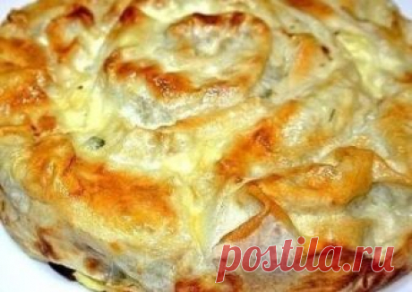 Пирог из лаваша с фаршем в духовке Автор рецепта Нина Помешкина - Cookpad