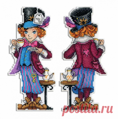 Mad Hatter P-349 / SR-349 Plastic Canvas Counted Cross Stitch Kit — Wizardi