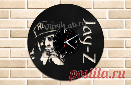 Jay-Z - часы из виниловой пластинки (с) VinylLab