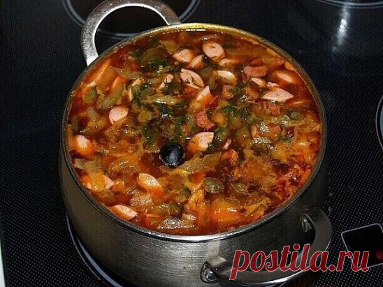 Моя любимая солянка — самый правильный рецепт! Вкуснее супчика я не пробовала!