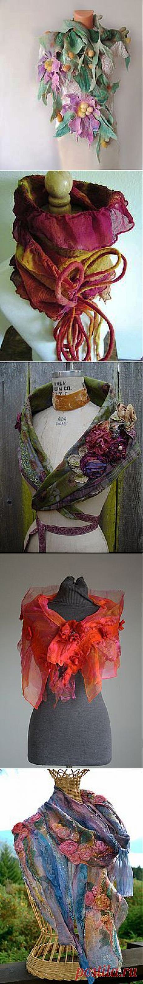 Felt Art - Inspirational !!!!!!! 
Для вдохновения..