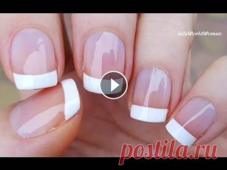How To Make #Frenchmanicure In 5 Easy Ways: In today's #nailart tutorial video I'll show you 5 ways to make your French manicure. #Nailtutorial #Manic...