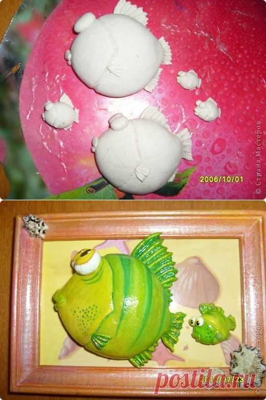 Рыба из соленого теста