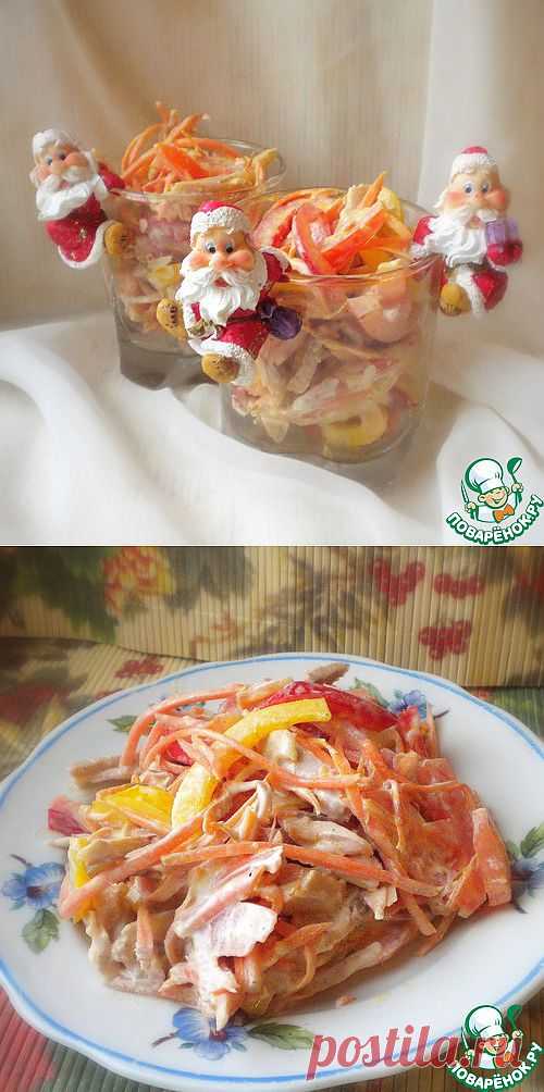 Салат для Деда Мороза