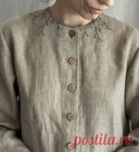 Вышивальный минимализм. Примеры вышивки на одежде. | Handmade для всех | Яндекс Дзен