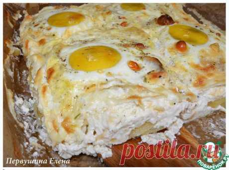 Картофельная запеканка с яйцами буланжер.