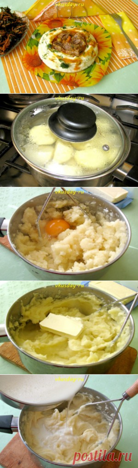 Вкусное картофельное пюре | Вкусный день