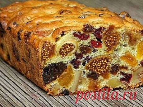 Восхитительный полезный кекс из сухофруктов — vkusno.co