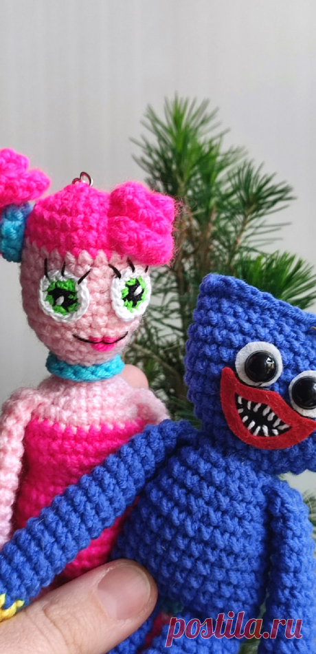 PDF Мама Хагги Вагги крючком. FREE crochet pattern; Аmigurumi toy patterns. Амигуруми схемы и описания на русском. Вязаные игрушки и поделки своими руками #amimore - кукла, куколка, мама Хаги Ваги.