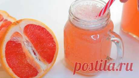 Грейпфрутовый лимонад в домашних условиях — рецепт с пошаговыми фото