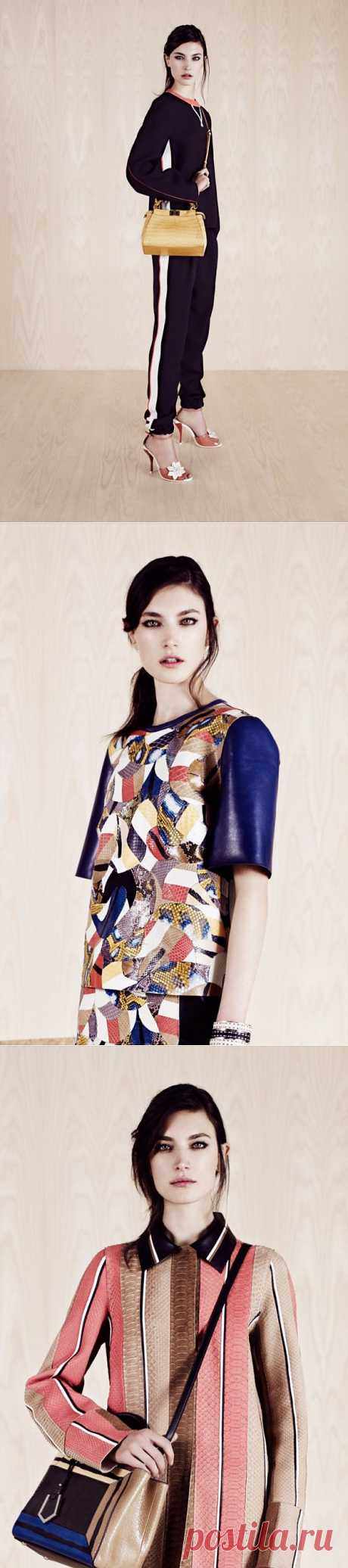 Fendi Resort 2014 (лукбук) / Лукбуки / Модный сайт о стильной переделке одежды и интерьера
