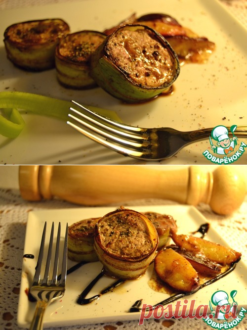 Мясная брошка со сливами – кулинарный рецепт
