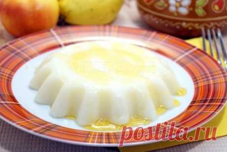 Манный пудинг с мёдом Манный пудинг с мёдом, это вкусный десерт, который легко приготовить дома. А ещё это прекрасное постное блюдо.