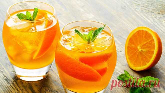 Будем пить: рецепт лимонада с апельсином и мятой