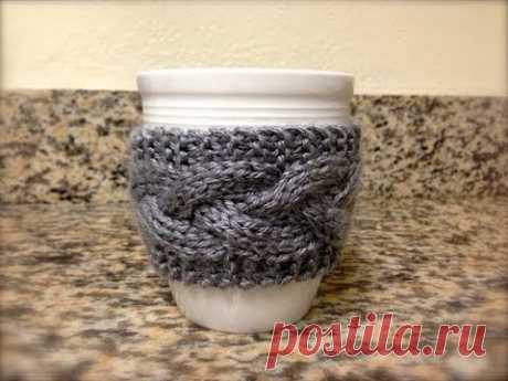 KNITTING TUTORIAL - MUG HOLDER