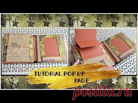 ПОП АП КОНСТРУКЦИЯ ВОДОПАД/SCRAPBOOK WATERFALL/TUTORIAL POP UP PAGE/HOW TO MAKE POP-UPS