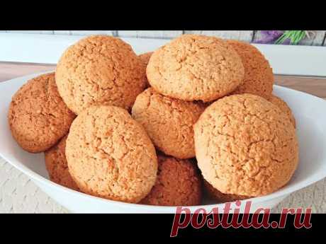 САМОЕ ПРОСТОЕ И ВКУСНОЕ ОВСЯНОЕ ПЕЧЕНЬЕ БЕЗ МУКИ ИЗ ДОСТУПНЫХ ПРОДУКТОВ.