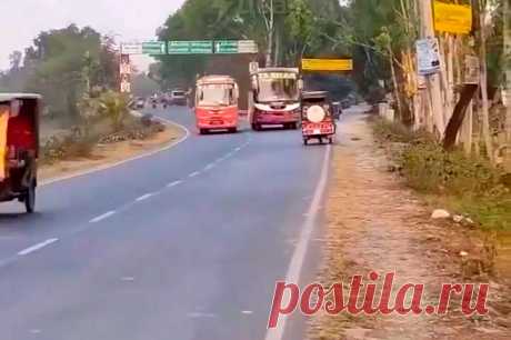 А тем временем автобусы на дорогах Индии (фото, видео)