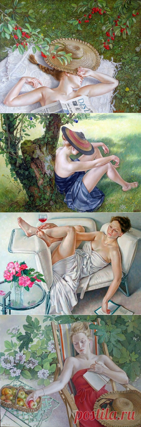 Художник Франсин Ван Хов или Хоув (Francine Van Hove). Картины