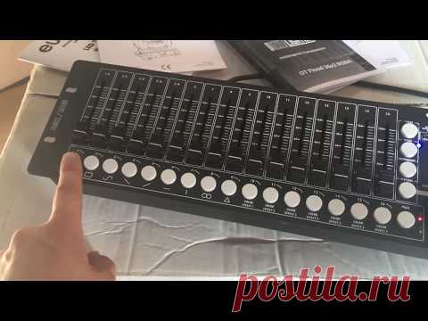 Управление световыми приборами. Eutolite DMX move control 512 / Сцены