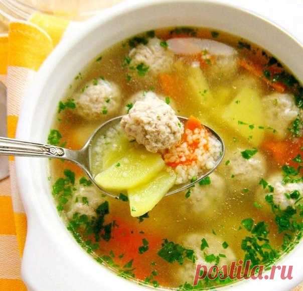Суп с фрикадельками  / Только машины
