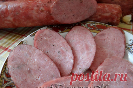 Колбаса домашняя свиная (духовая) - пошаговый рецепт с фото (87335 просмотров)