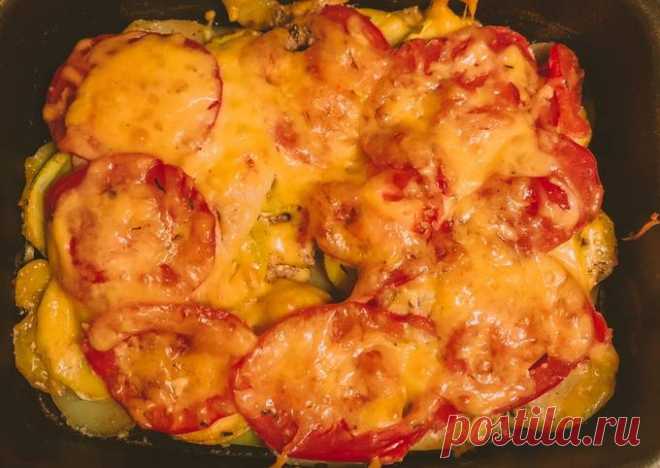 Запеканка из индейки в духовке с картошкой сыром