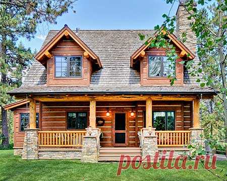 Plan W11549KN: Mountain, Country, Log, Narrow Lot, Cottage, Vacation, Photo Gallery House Plans & Home Designs