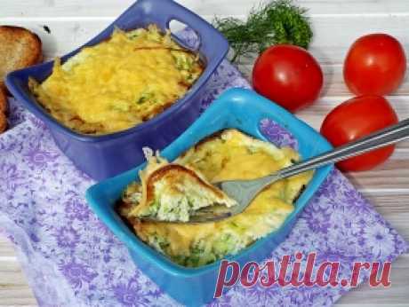 Омлет с кабачком в духовке