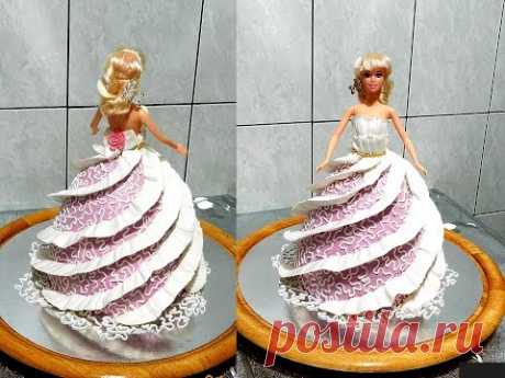 КАК СДЕЛАТЬ ТОРТ БАРБИ от СЛАДКАЯ КРАСОТА, BARBIE DOLL CAKE DECORATING