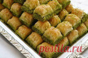 Турецкая пахлава — с фисташками