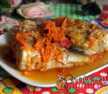 Тушеный хек с овощами фото рецепт приготовления