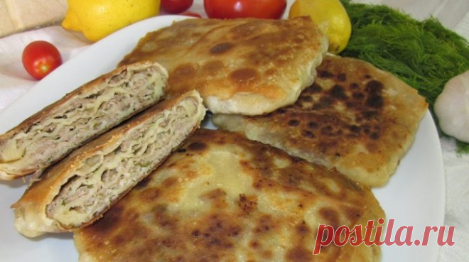 Китайские слоеные лепешки с мясом - ochenvkusno.com