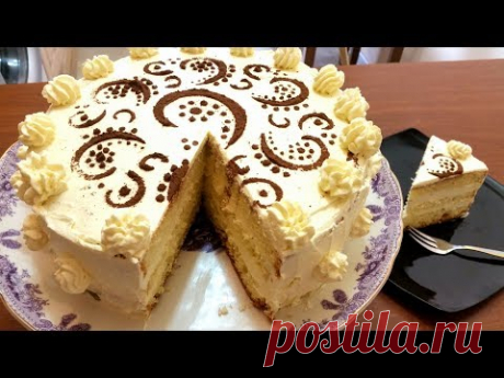 Торт &quot; Пломбир &quot;..тает во рту - Ани Кухня! - YouTube