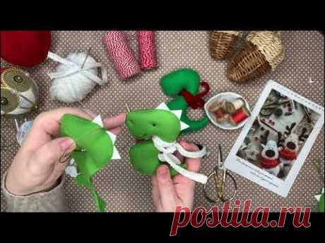 Игрушки из фетра своими руками. Символ 2024 года Дракон Рич, заряженный на богатство и удачу