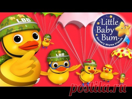 Six Little Ducks | From Five Little Ducks | Part 2 | Nursery Rhymes | By LittleBabyBum!