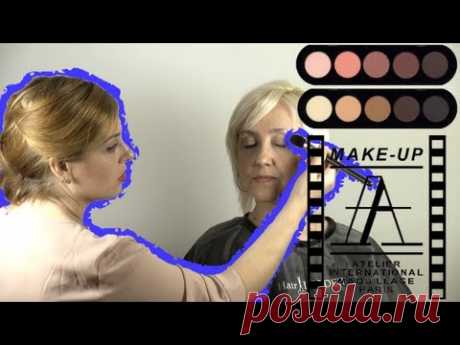 Возрастной макияж 45+ в карандашной технике | Age Makeup 45+