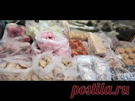 Заготовки  полуфабрикатов в морозилку / Preparation of semi-finished products in the freezer