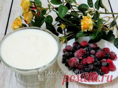 Густой домашний йогурт — рецепт с фото