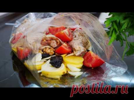 Обед в пакете за 20 минут и в духовку | Lunch in 20 minutes